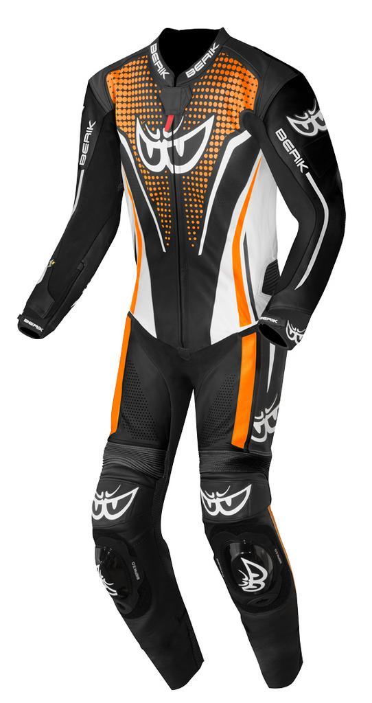 Berik RSF-TECH PRO Perforated Zwart Wit Oranje 1-Delig, Motoren, Kleding | Motorkleding, Heren, Nieuw met kaartje, Overall, Verzenden
