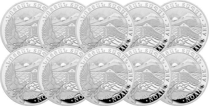 10 troy ounce - Zilver .999 - Noahs Arch 2025 - 311 gram -, Postzegels en Munten, Edelmetalen en Baren