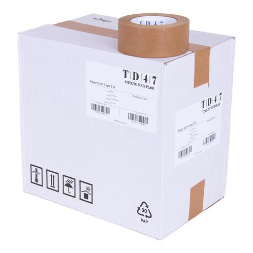TD47 Verpakkingstape Papier 50mm x 50m Bruin (36 rollen), Zakelijke goederen, Partijgoederen en Retail | Verpakking en Verzending