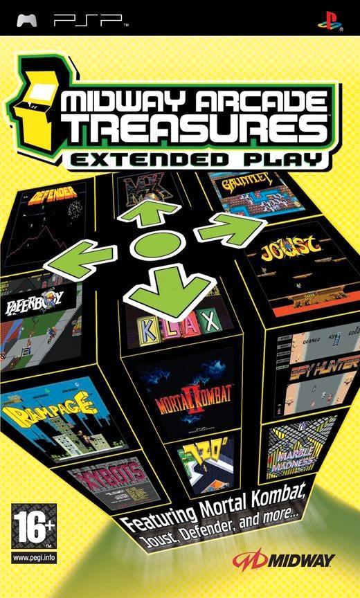 PSP Midway Arcade Treasures: Extended Play, Spelcomputers en Games, Games | Sony PlayStation Portable, Zo goed als nieuw, Verzenden
