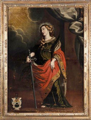 Peter Paul Rubens (1577-1640), Kring van - Santa Caterina beschikbaar voor biedingen