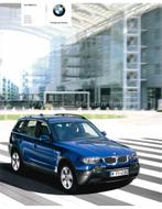 2004 BMW X3 BROCHURE DUITS, Nieuw, BMW, Author