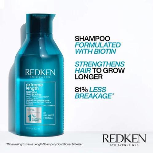 Redken Extreme Length Shampoo, Sieraden, Tassen en Uiterlijk, Uiterlijk | Haarverzorging, Nieuw, Verzenden