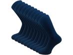 10 paar SQOTTON® Werk- en Sportsokken - Marineblauw, Kleding | Heren, Verzenden, Nieuw
