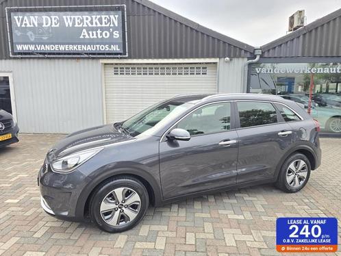 Zakelijke Lease |  Kia Niro 1.6 GDi Hybrid DynamicLine AUTOM, Auto's, Kia, Onderhoudsboekje, Lease, Zwart, Automaat, SUV of Terreinwagen