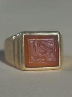 Ring met zegel met inscriptie in het Arabisch - 18 karaat -, Antiek en Kunst
