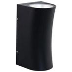 Tuinlamp/Wandlamp Vierkant/Ovaal Mat Zwart 12W 4200K, Minder dan 50 watt, Nieuw, Ophalen of Verzenden, Hanglamp
