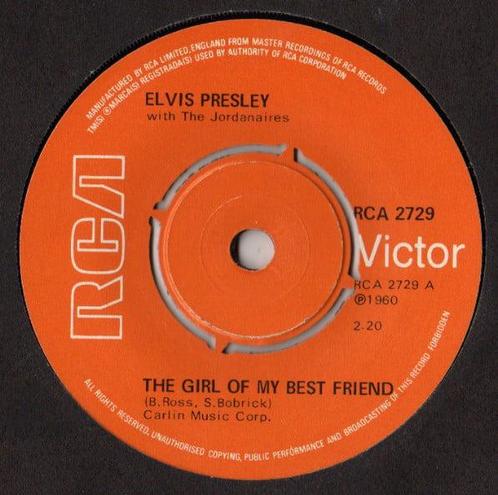 Elvis Presley With The Jordanaires - The Girl Of My Best Fri, Cd's en Dvd's, Vinyl | Rock, Gebruikt, Ophalen of Verzenden