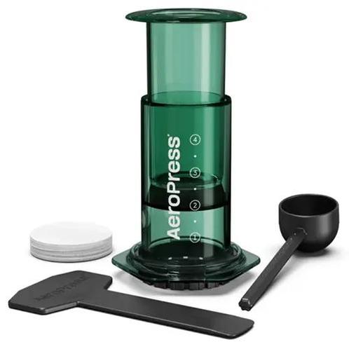 AeroPress Clear Green Coffee Maker (filterkoffiemachine), Witgoed en Apparatuur, Koffiezetapparaten, Koffiebonen, Nieuw, Combi