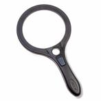 Vergrootglas rond met ledverlichting | 9 cm | vergroot 2.5 m, Ophalen of Verzenden, Nieuw