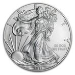 American Eagle 1 oz 2011 (40.020.000 oplage), Postzegels en Munten, Verzenden, Midden-Amerika, Losse munt, Zilver