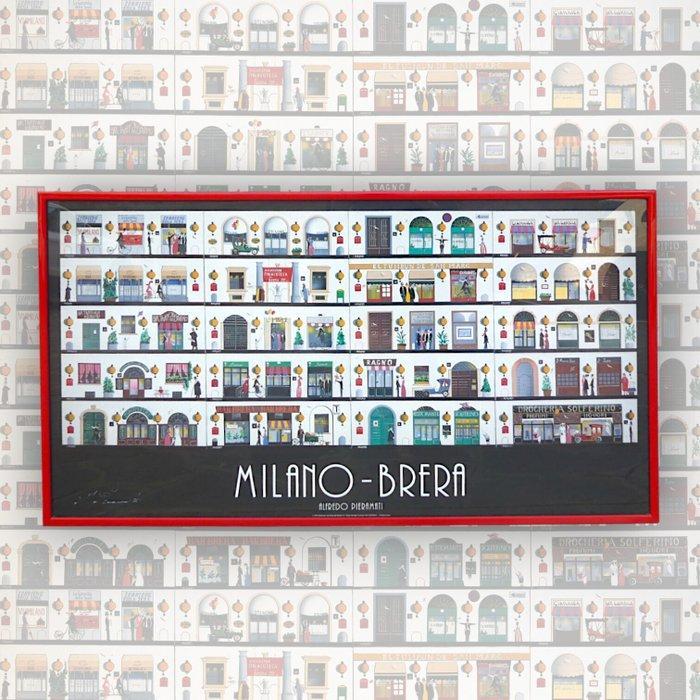 Alfredo Pieramati - Pieramatiart 1987 - Milano - Brera -, Antiek en Kunst, Kunst | Tekeningen en Foto's