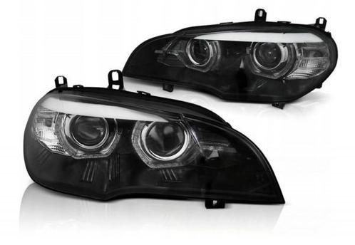 Koplampen BMW X5 E70 08-10 Angel Eyes 3D zwart, Auto-onderdelen, Overige Auto-onderdelen, Ophalen of Verzenden