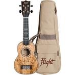 Flight ALMDUS410 DUS410 sopraan Ukulele - Quilted (Met Tas), Muziek en Instrumenten, Ophalen of Verzenden, Nieuw