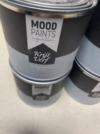 Vier Mood Paints krijtverf 500ml, Doe-het-zelf en Verbouw, Verf, Beits en Lak, Nieuw, Ophalen of Verzenden, Verf, Grijs