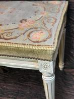 Bank - Hout, IJzer, stof, Antiek en Kunst, Curiosa en Brocante