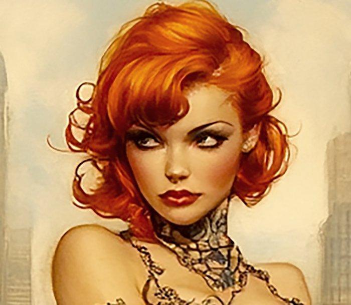 Ginger Red (1965) - Stacey, Antiek en Kunst, Kunst | Designobjecten