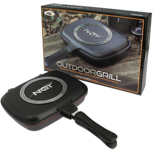 NGT Double Grill Pan, Watersport en Boten, Hengelsport | Algemeen, Overige typen, Nieuw, Verzenden