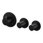 Inbouwthermostaat Brauer Black Edition en 2 Stopkranen Met, Doe-het-zelf en Verbouw, Sanitair, Ophalen of Verzenden, Nieuw, Kraan