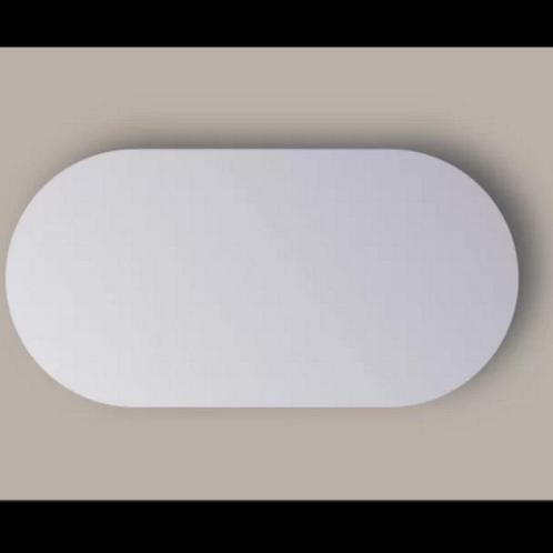 Spiegel Sanicare Q-Mirrors 100x70 cm Ovaal/Rond incl., Doe-het-zelf en Verbouw, Sanitair, Ophalen of Verzenden