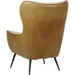 Leren fauteuil Flair Duo - Kenia Walnut en Toledo Kalahari, Huis en Inrichting, Fauteuils, Leren fauteuil Flair Duo - Kenia Walnut en Toledo Kalahari - Poten staal rond zwart past perfect in uw interieur als u woonstijl: Eigentijds, Modern, Retro, Romantisch is.