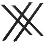 TRUUSK Tafelpoten 2 Stuks X-vorm Staal - Voor Eettafel Burea, Verzenden, Nieuw