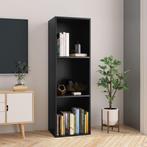 vidaXL Boekenkast/tv-meubel 36x30x114 cm bewerkt hout zwart, Minder dan 50 cm, Verzenden, 100 tot 150 cm, Nieuw