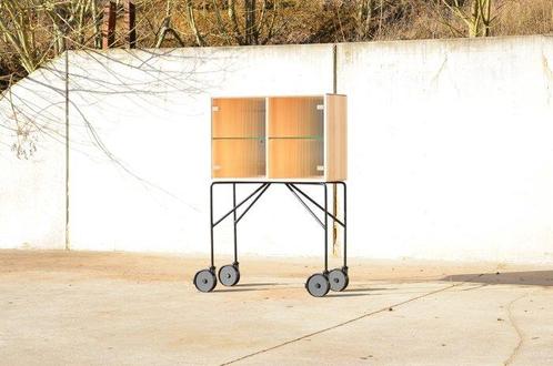 Johannes Hironimus - Drankkast - Ash, Glas, Staal, Antiek en Kunst, Kunst | Designobjecten