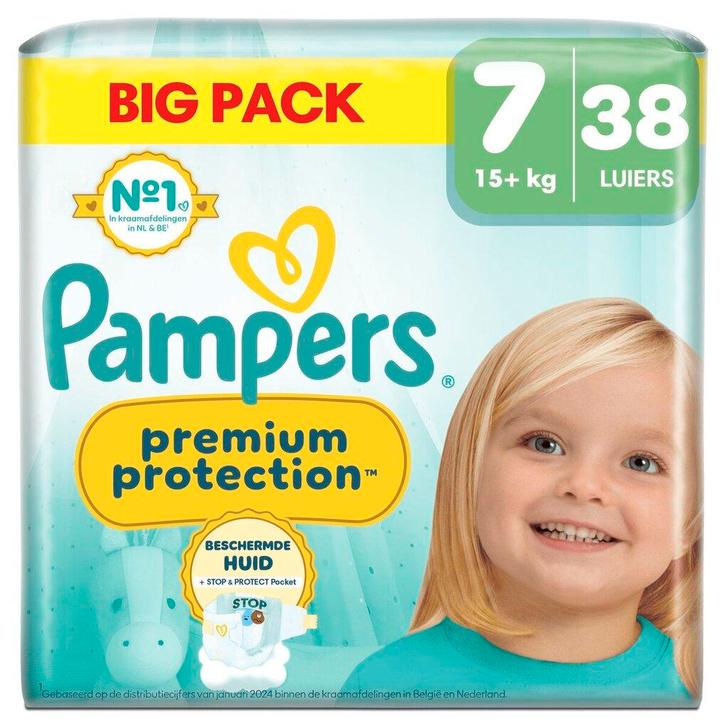 Pampers Premium Protection Maat 7 Luiers, Kinderen en Baby's, Overige Kinderen en Baby's, Nieuw, Verzenden