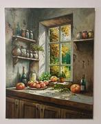 Alessio Variani (1982) - Finestra dAutunno, Antiek en Kunst, Kunst | Schilderijen | Klassiek