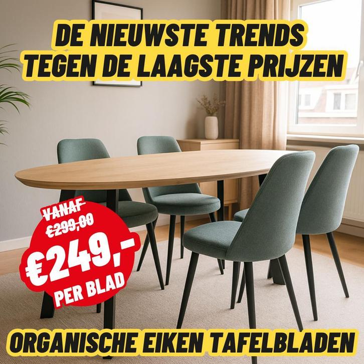 Eiken | eettafel | werkblad | eiken panelen | schuifdeuren, Huis en Inrichting, Tafels | Eettafels, Nieuw, Eikenhout, Rechthoekig