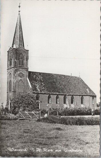 WIEUWERD - N. H. Kerk met Grafkelder, Verzamelen, Ansichtkaarten | Nederland, Verzenden