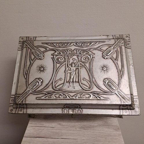 Blikken doos - Metaal - Blikken opbergdoos, Antiek en Kunst, Kunst | Designobjecten