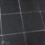 Getrommelde vloertegels 15x15 antraciet Tessel Negro