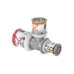 Uponor S-Press Plus perskoppeling Ø25x20x16 T-stuk, Doe-het-zelf en Verbouw, Verwarming en Radiatoren, Verzenden, Nieuw