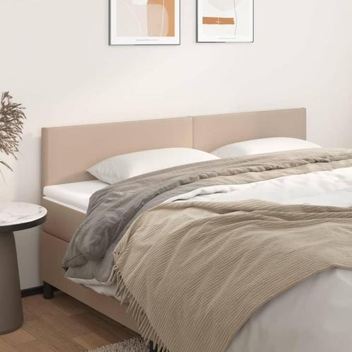 vidaXL Hoofdborden 2 st 80x5x78/88 cm kunstleer, Huis en Inrichting, Slaapkamer | Bedden, Bruin, Nieuw, Overige materialen, Verzenden