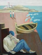 Narcís Pons Junyer (1922-2016) - El sueño del pescador - NO, Antiek en Kunst