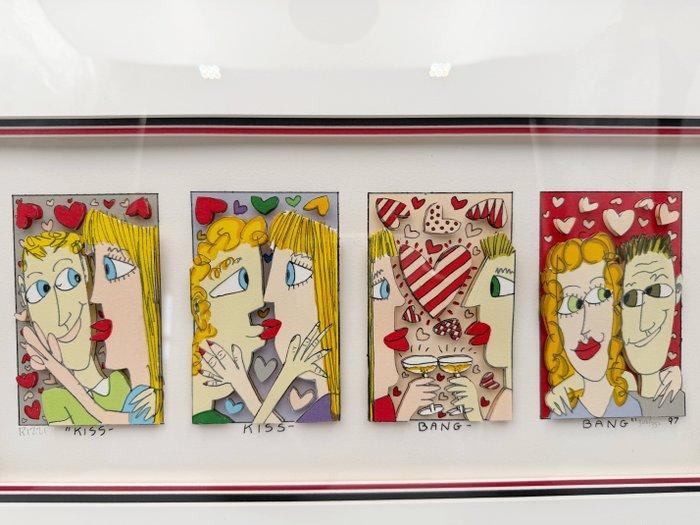 ≥ James Rizzi (1950-2011) - KISS-KISS-BANG-BANG · 3D — Kunst