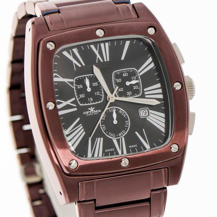 Optima - Swiss Chronograph - OSC180-CC-3 - Zonder, Sieraden, Tassen en Uiterlijk, Horloges | Heren