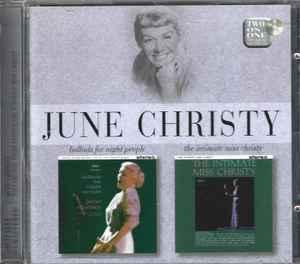 cd - June Christy - Ballads For Night People / The Intima..., Cd's en Dvd's, Cd's | Overige Cd's, Zo goed als nieuw, Verzenden