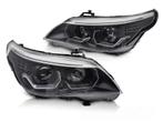 Koplampen - BMW E60 E61 2003-2007 - 3D LED angel eyes - z..., Ophalen of Verzenden, Nieuw