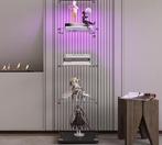 Glazen Vitrinekast met LED en Slot – 4 Lagen, 164×42×36 cm, Huis en Inrichting, Kasten | Vitrinekasten, Verzenden, Nieuw
