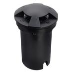 Deckgrondspot Rond Zwart Ø10,8cm Tuinverlichting Grondspots, Tuin en Terras, Buitenverlichting, Verzenden, Nieuw
