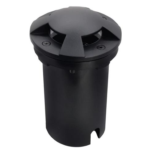 Deckgrondspot Rond Zwart Ø10,8cm Tuinverlichting Grondspots, Tuin en Terras, Buitenverlichting, Verzenden
