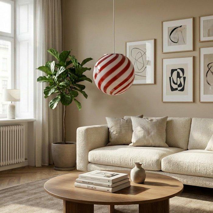 Murano - Plafondlamp - Glas - Hanglamp 20 cm, Antiek en Kunst, Antiek | Lampen