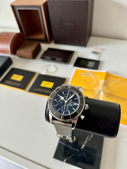 Breitling - Superocean Heritage Chronograph II 46 - Full Set, Sieraden, Tassen en Uiterlijk, Horloges | Heren