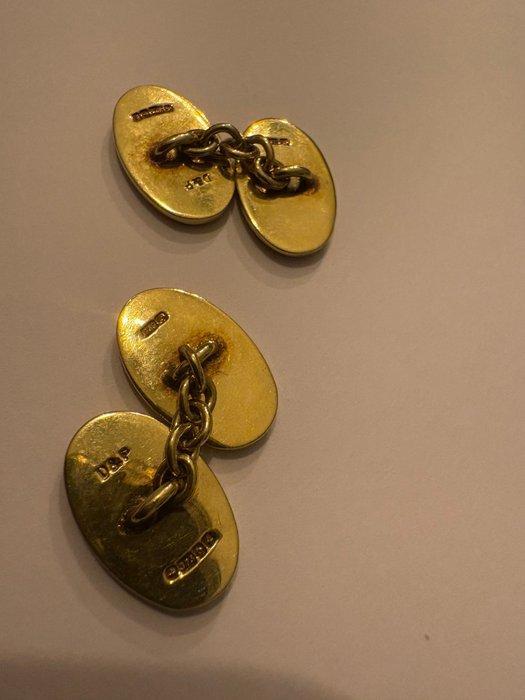 Manchetknopen - 9 kt. Geel goud, Sieraden, Tassen en Uiterlijk, Antieke sieraden