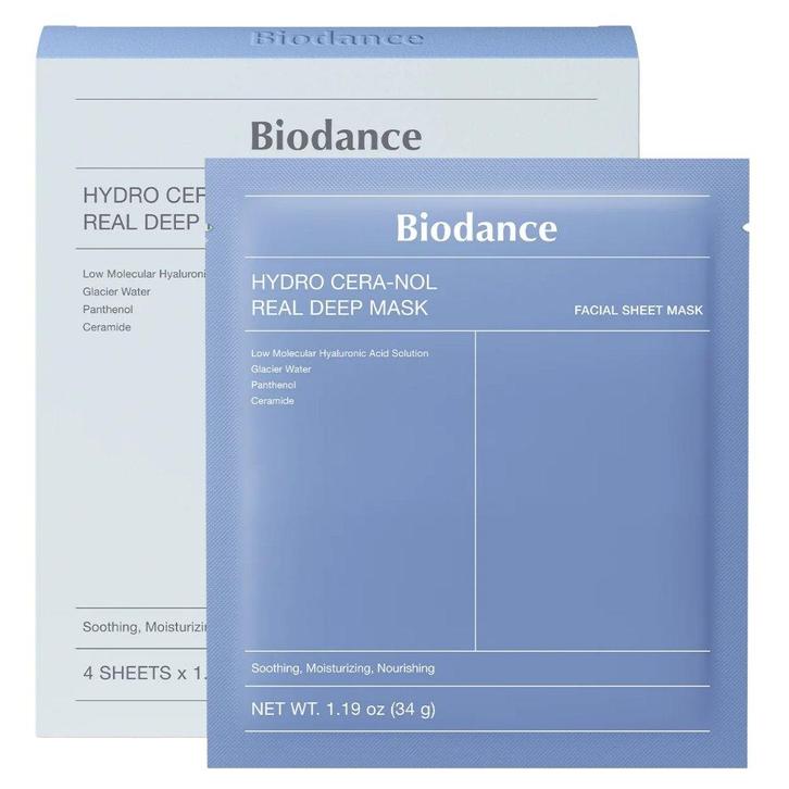 Biodance Hydro Cera-nol Real Deep Mask - 4pcs, Sieraden, Tassen en Uiterlijk, Uiterlijk | Gezichtsverzorging, Verzorging, Nieuw