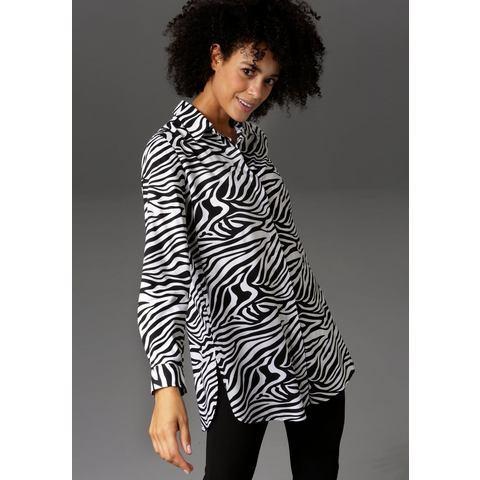 Aniston CASUAL Lange blouse in zebrastrepen-look, Kleding | Dames, Blouses en Tunieken, Nieuw, Verzenden