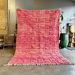 Modern roze handgeweven Marokkaans wollen tapijt -, Nieuw